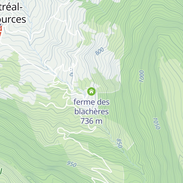 Map of ferme des blachères
