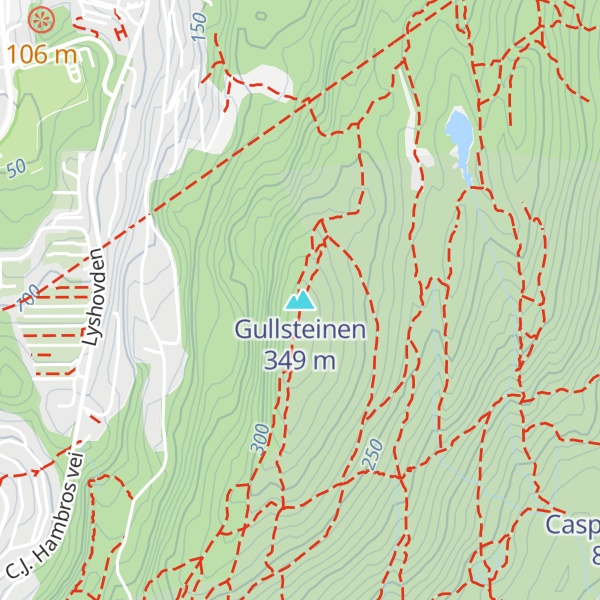 Map of Gullsteinen