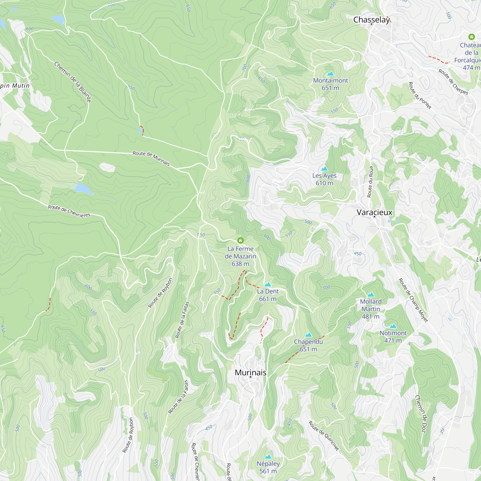 La Ferme de Mazarin map