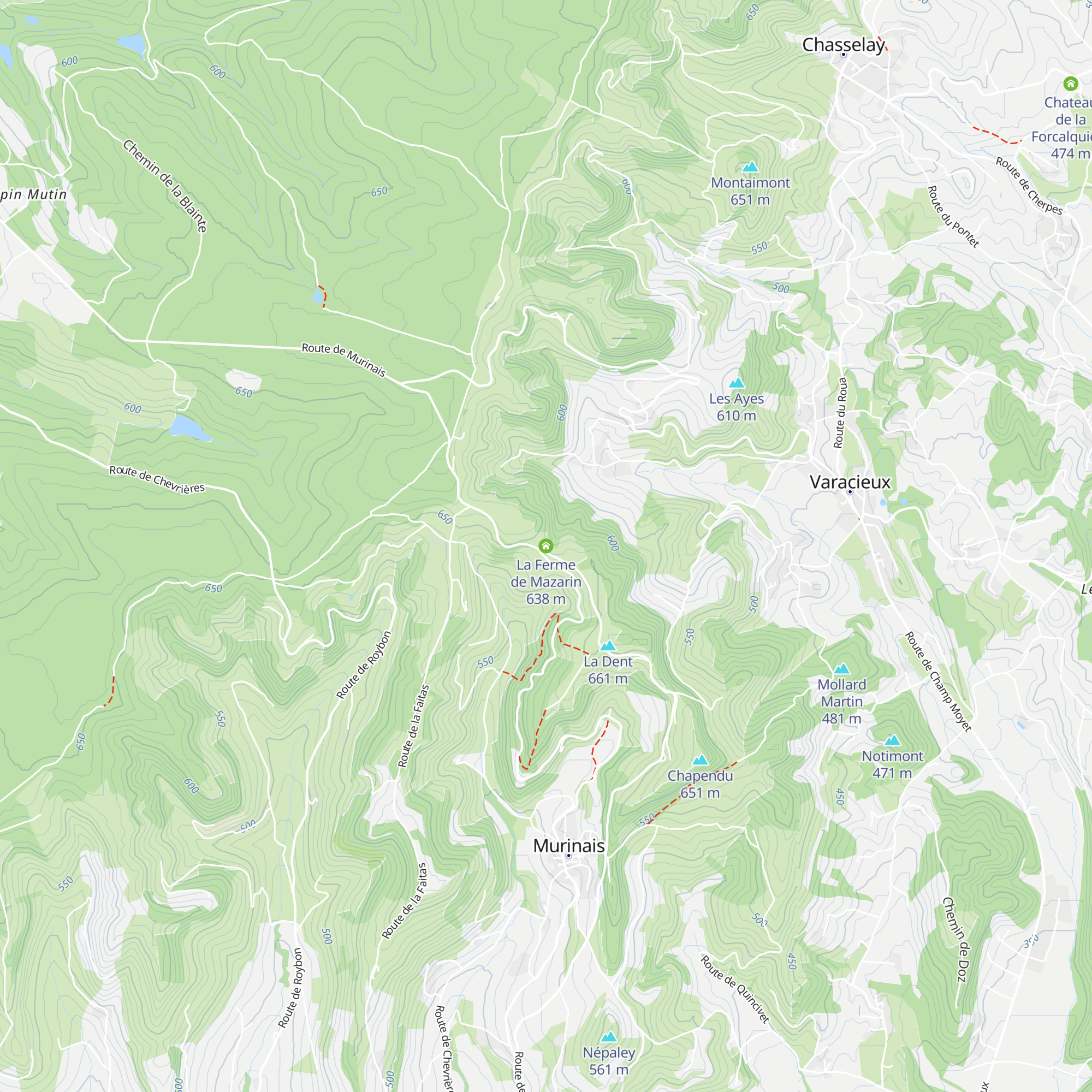 La Ferme de Mazarin map