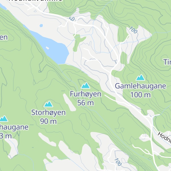Map of Furhøyen