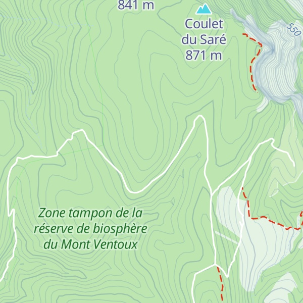 Map of Coulet des Sueilles