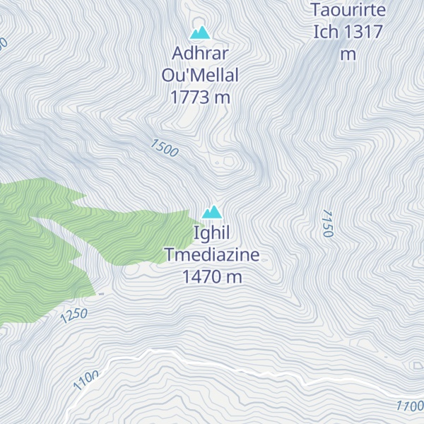 Map of Ighil Tmediazine