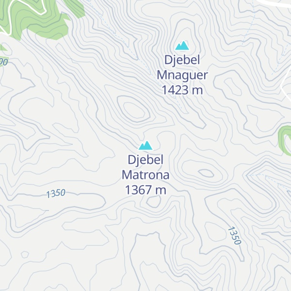 Map of Djebel Matrona