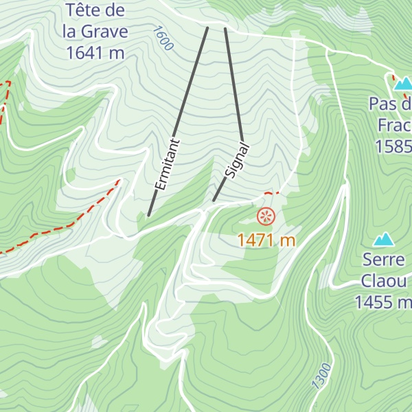 Map of Chalet Reynard