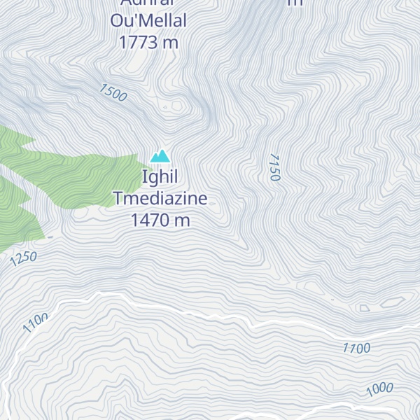 Map of Taourirte n'Djerra