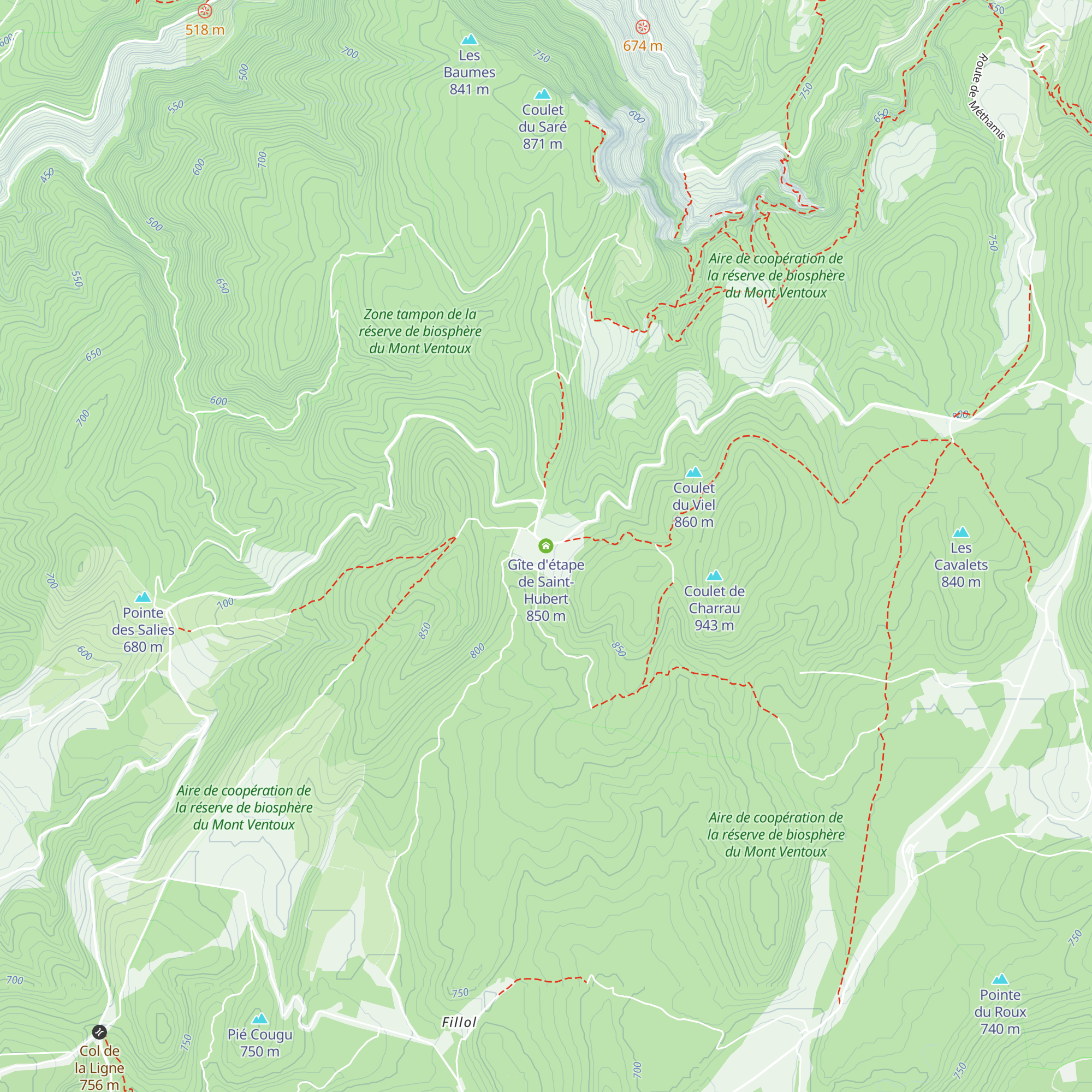 Gîte d'étape de Saint-Hubert map