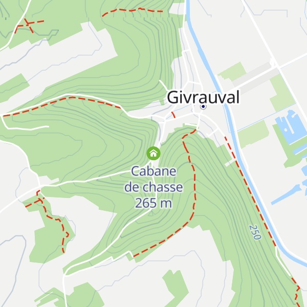 Map of Cabane de chasse
