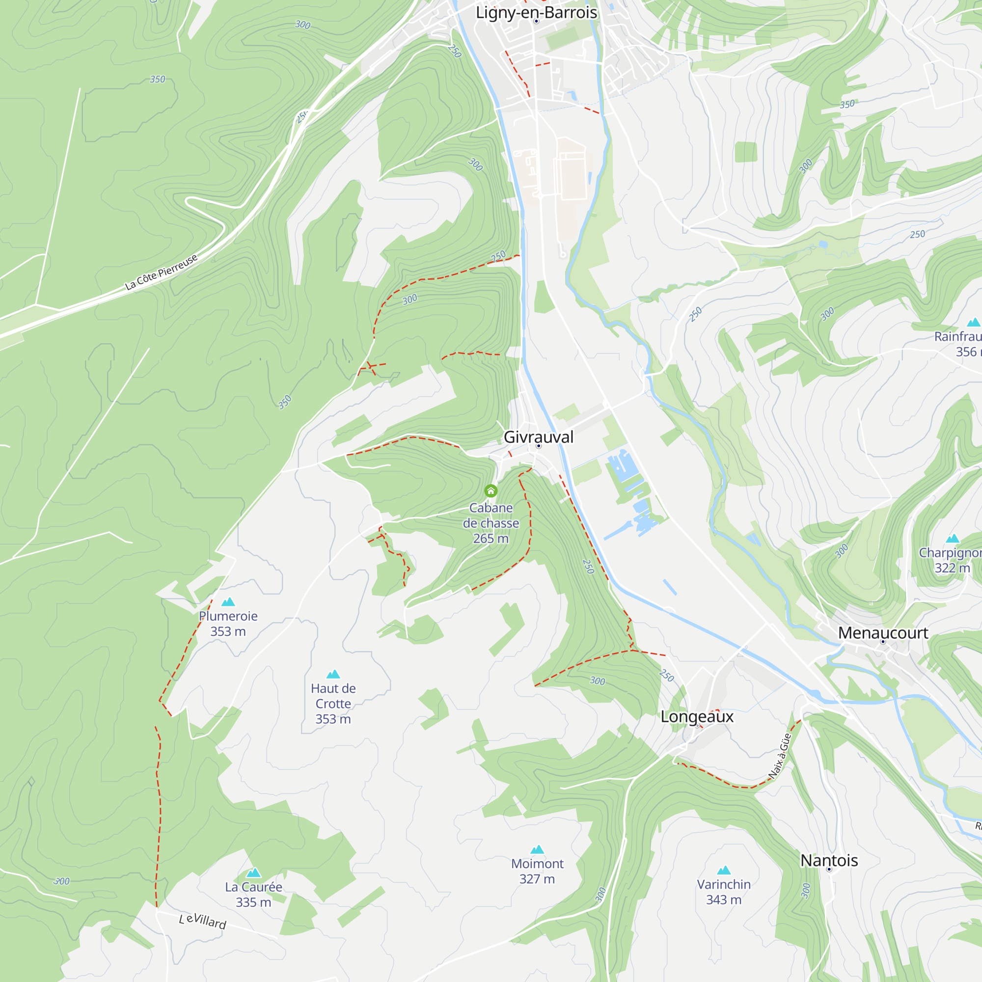 Cabane de chasse map