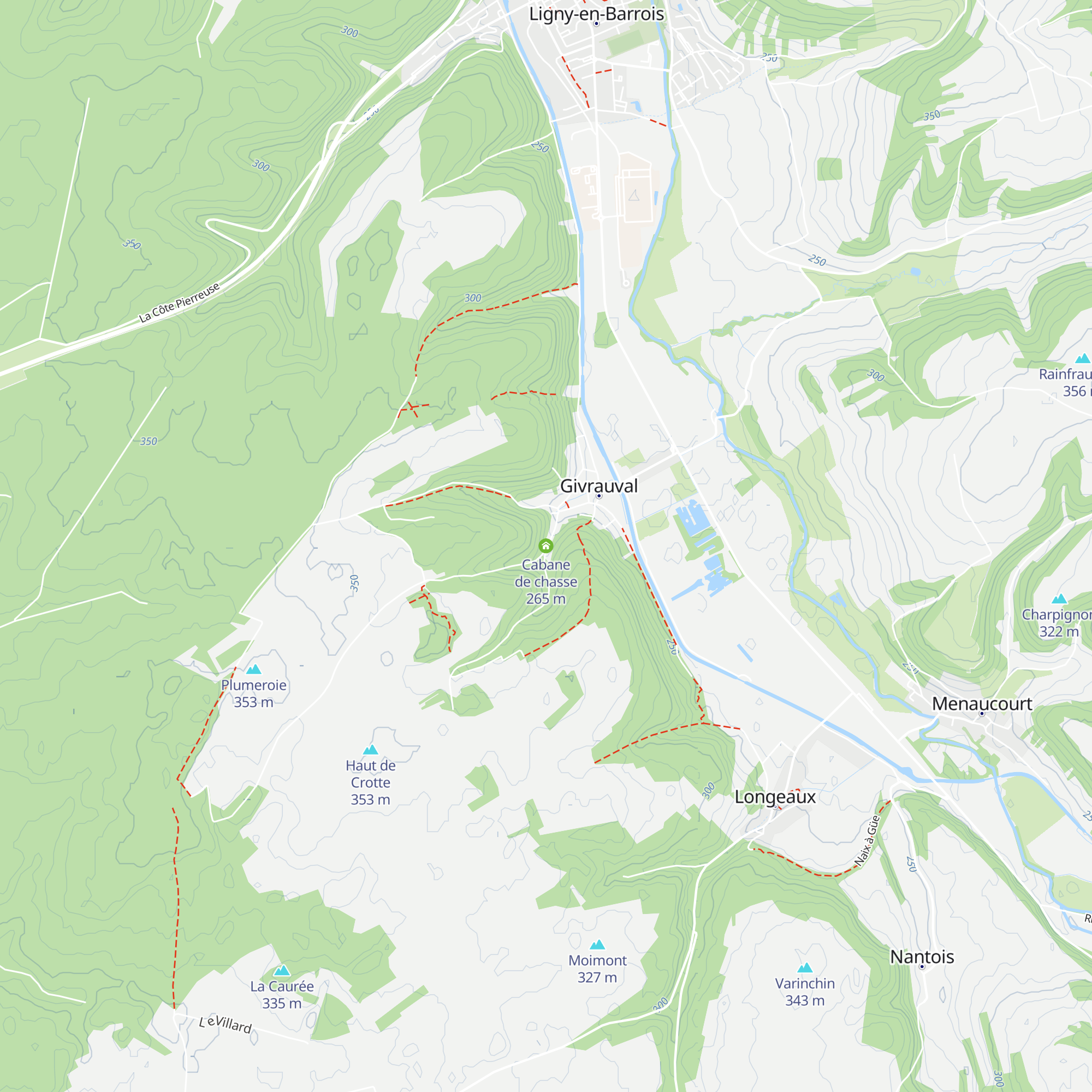 Cabane de chasse map