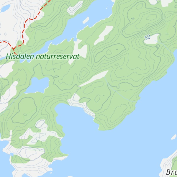 Map of Tortelsvikhaugane