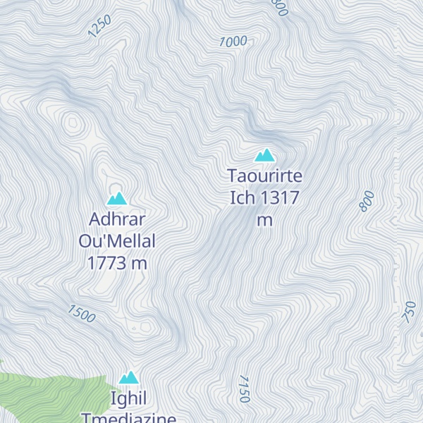 Map of Ighil Touk