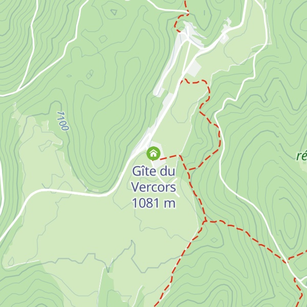 Map of Gîte du Vercors