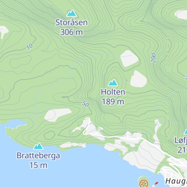 Map of Randahaugen