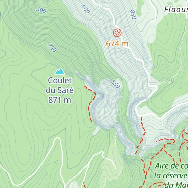 Map of Rocher du Cire