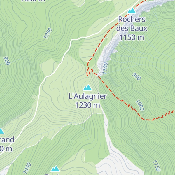 Map of L'Aulagnier