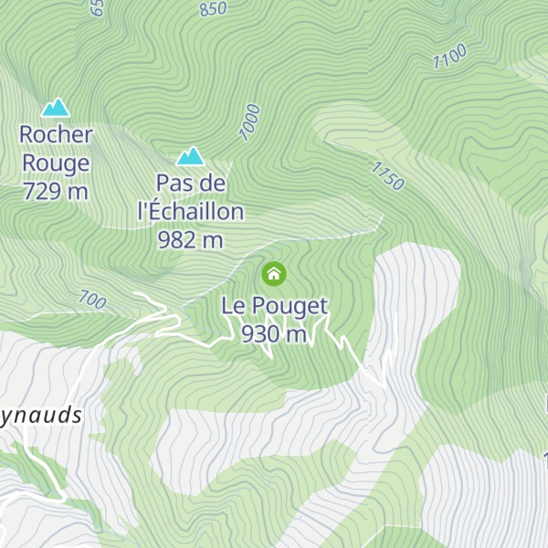 Map of Le Pouget