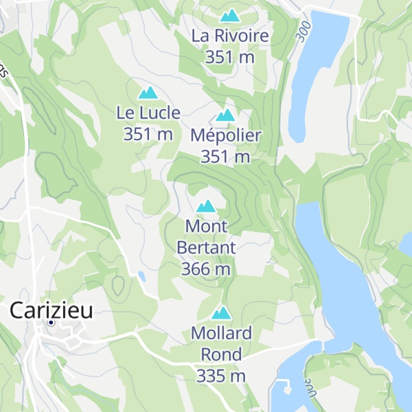 Map of Mont Bertant