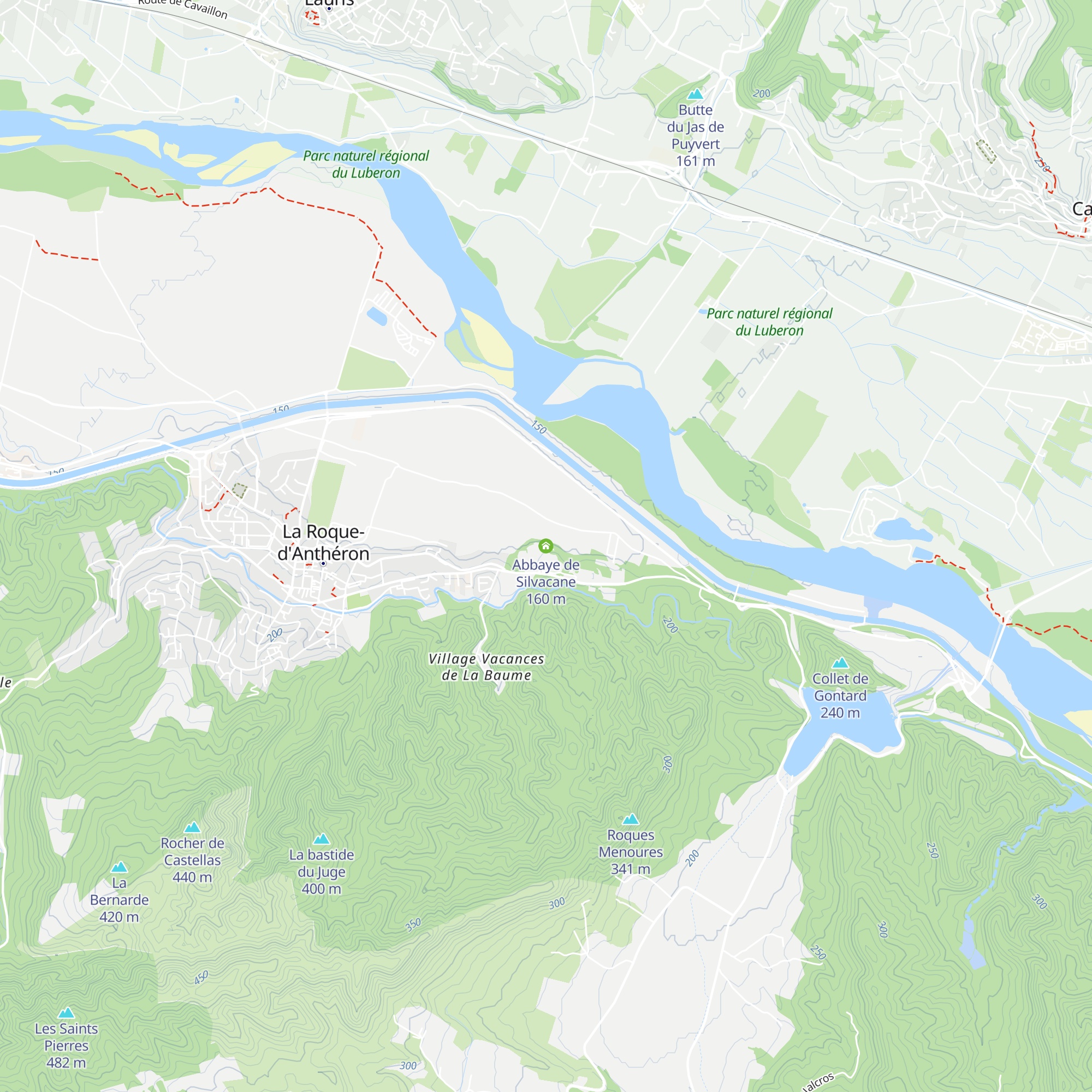 Abbaye de Silvacane map