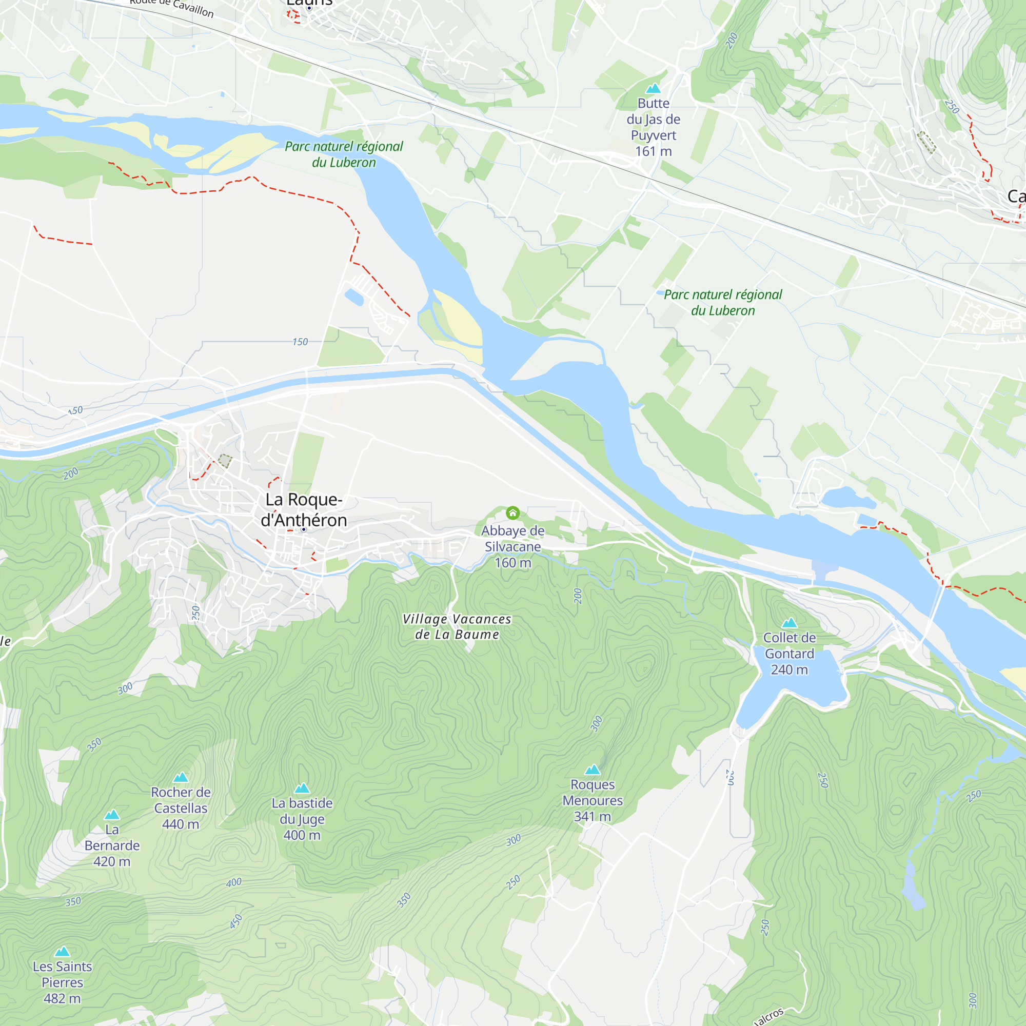 Abbaye de Silvacane map