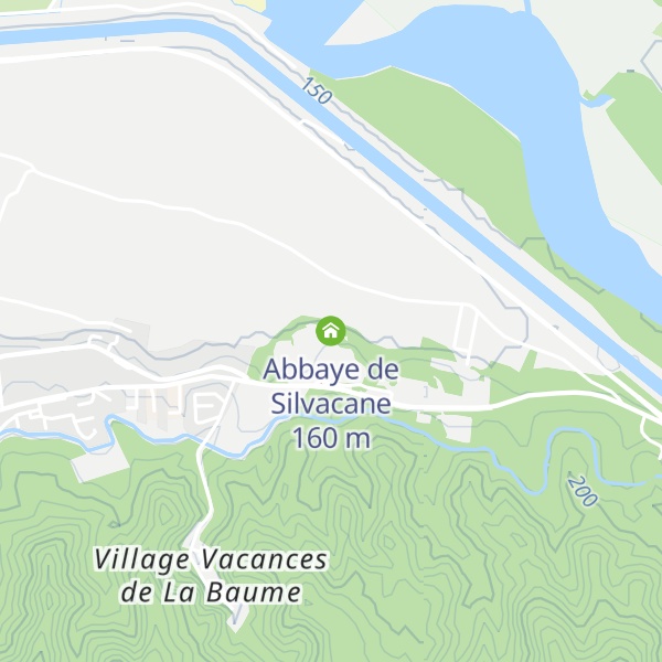 Map of Abbaye de Silvacane