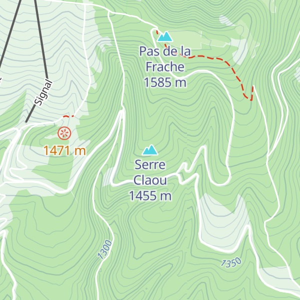 Map of Serre Claou