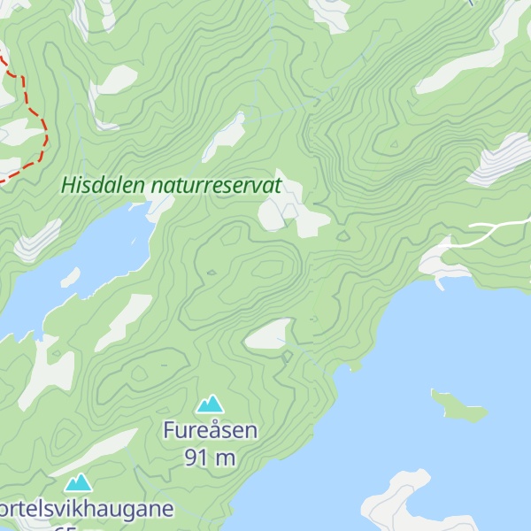 Map of Insta Ospevikfjellet