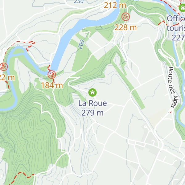 Map of La Roue