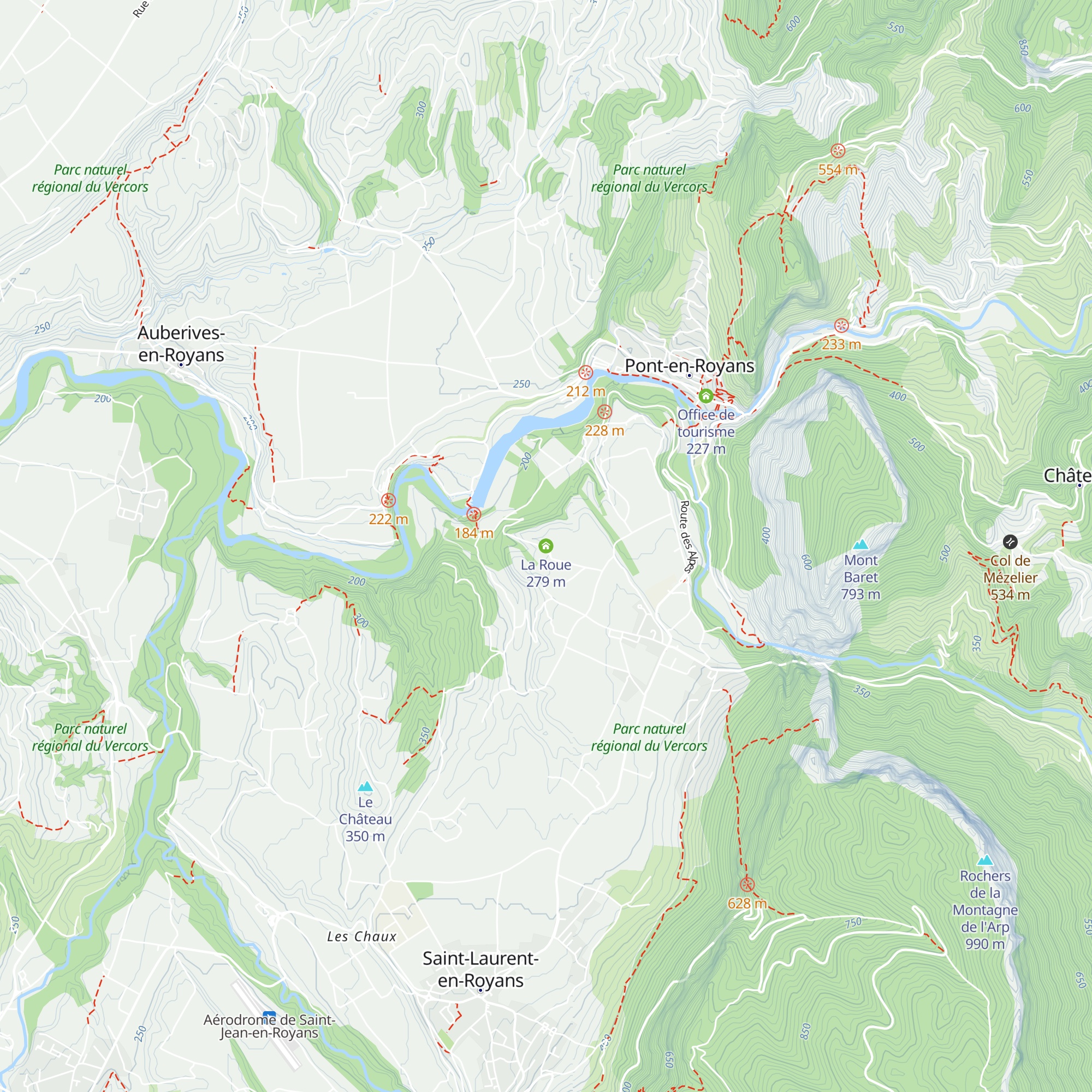 La Roue map