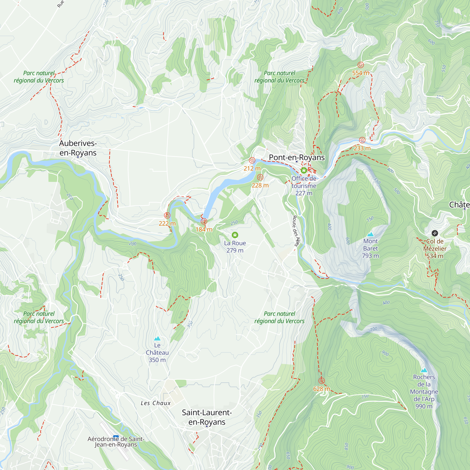 La Roue map