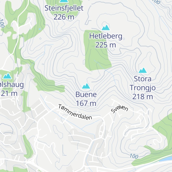 Map of Buene