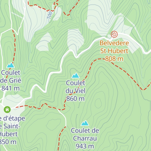 Map of Coulet du Viel