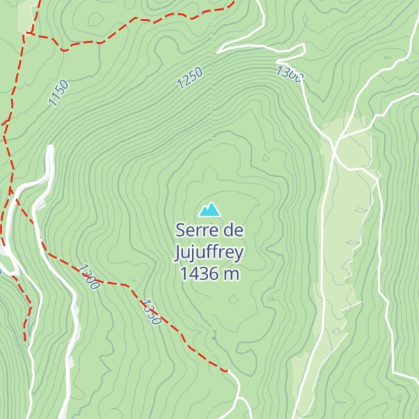 Map of Serre de Jujuffrey