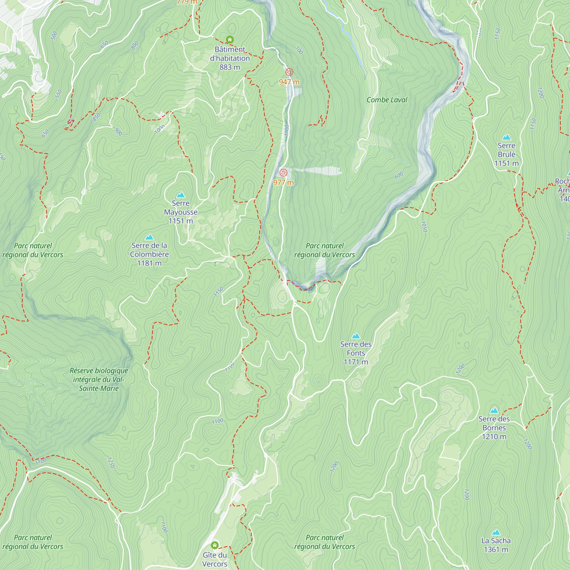 Hostel Quartier Libre map
