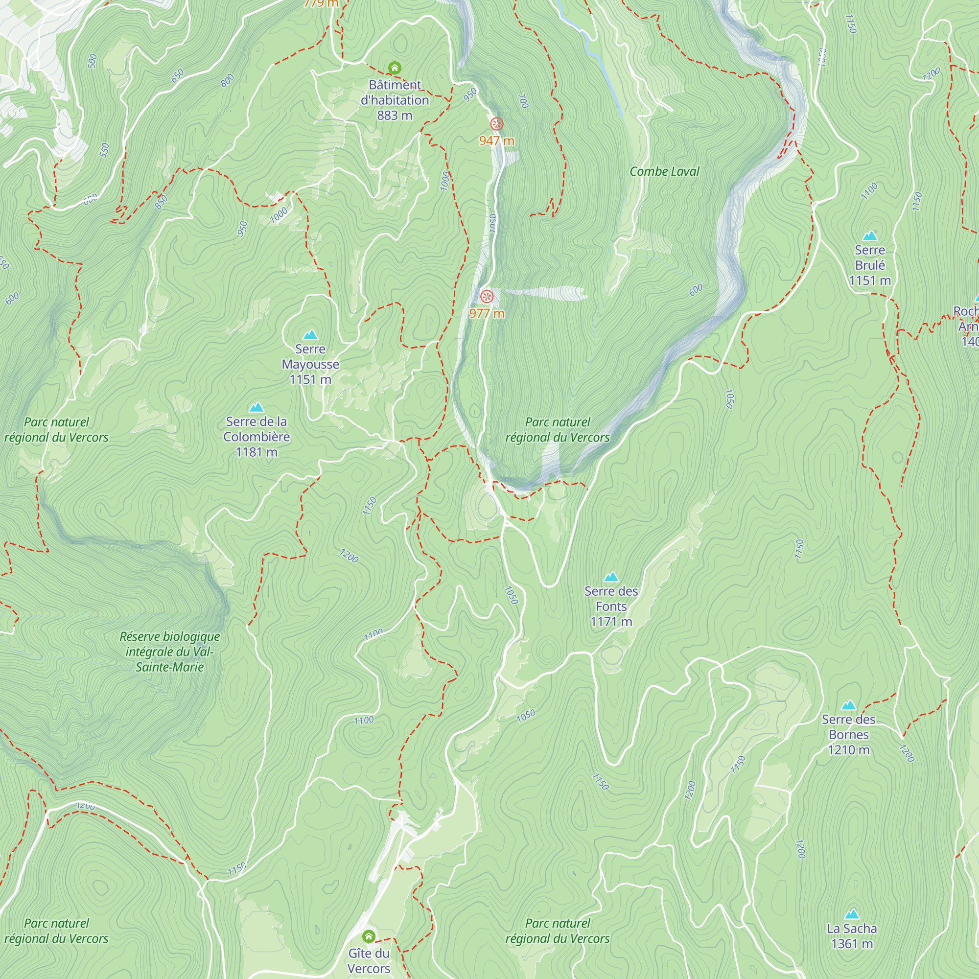 Hostel Quartier Libre map