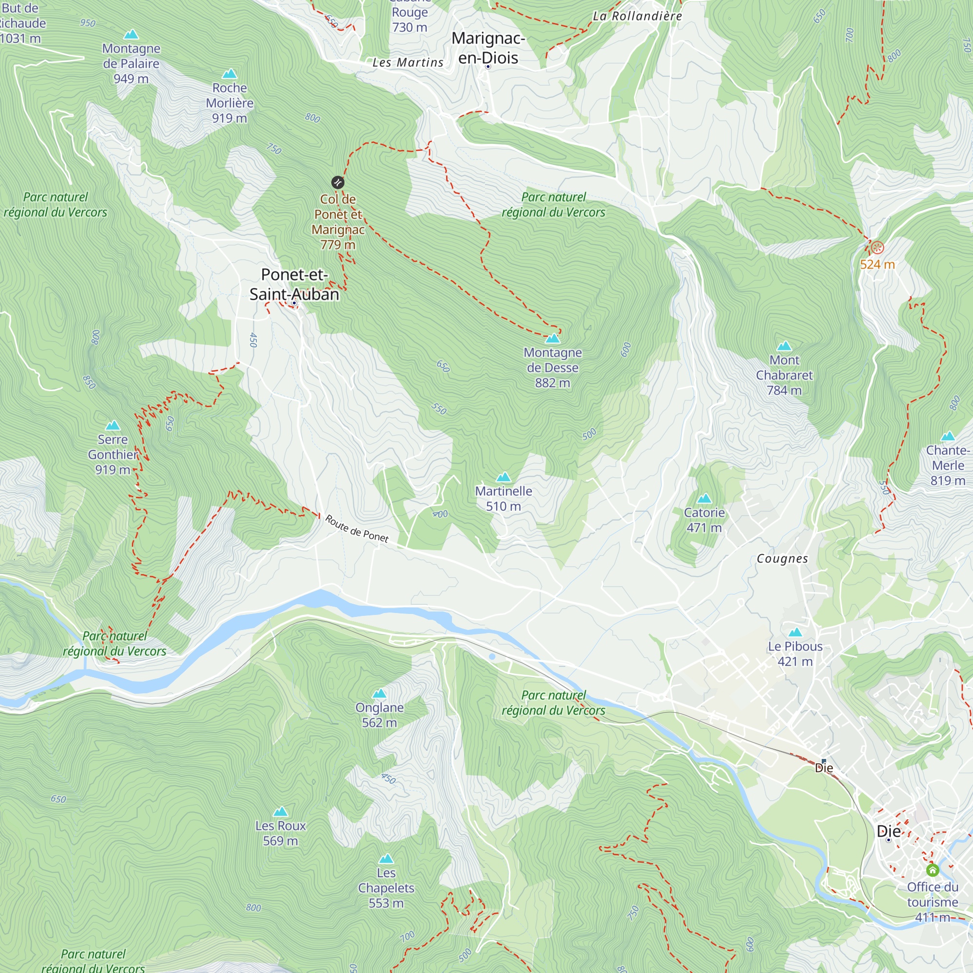 La Martinelle map