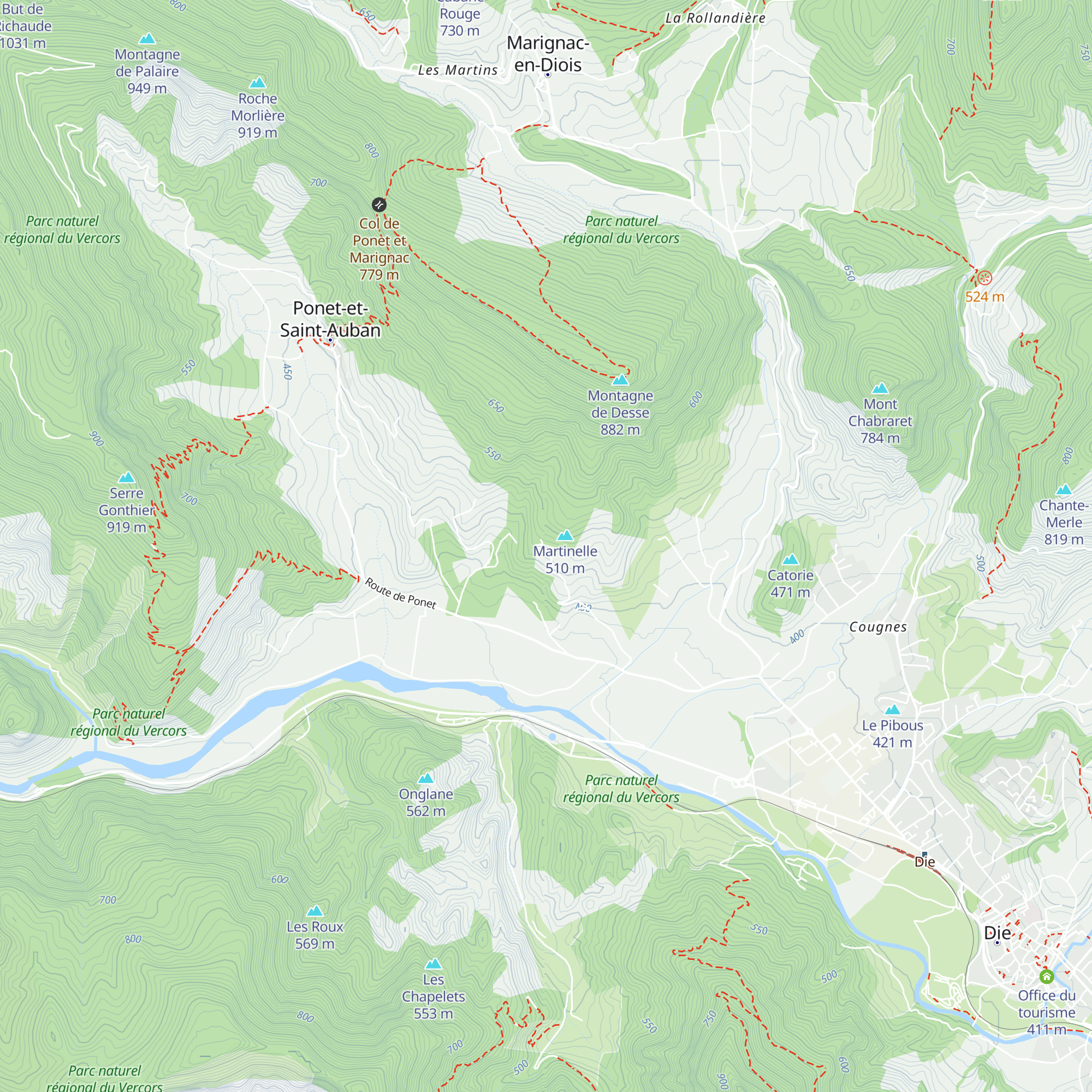 La Martinelle map