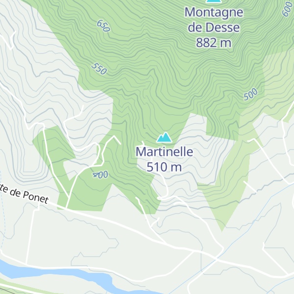 Map of La Martinelle