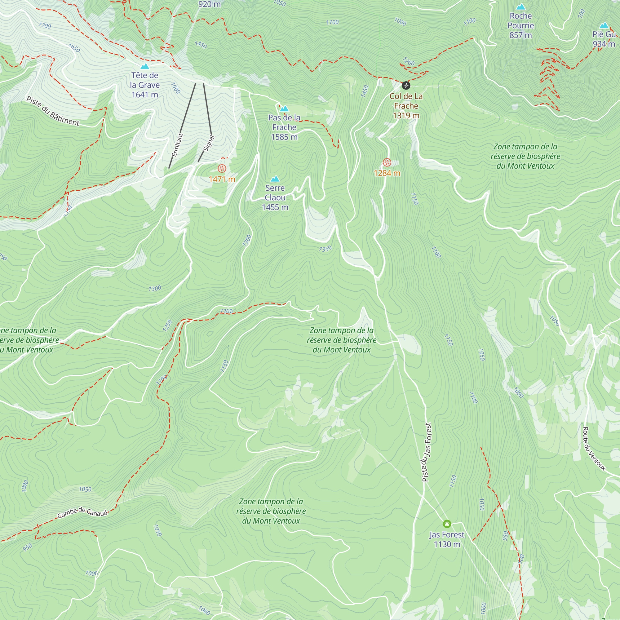 Maison forestière Le Rat map