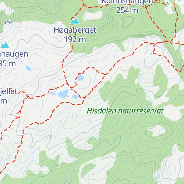 Map of Folldalshaugane