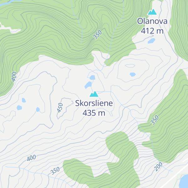 Map of Skorsliene