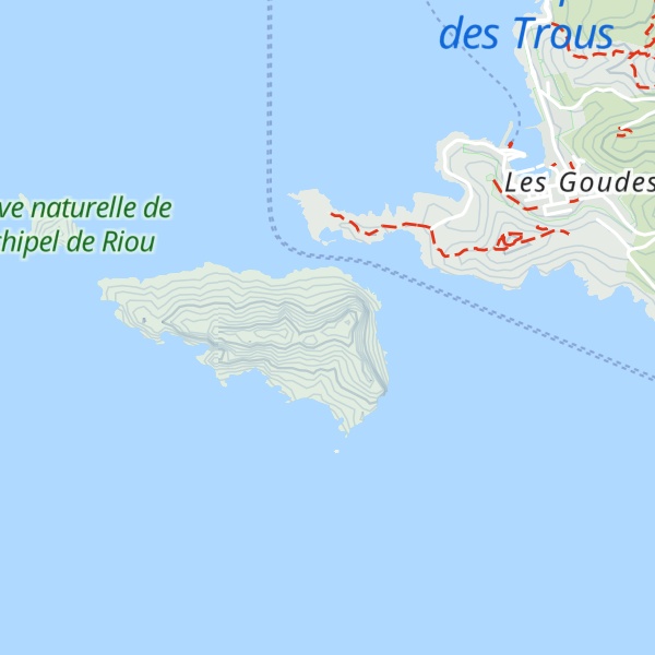 Map of Sommet de l'Île Maïre