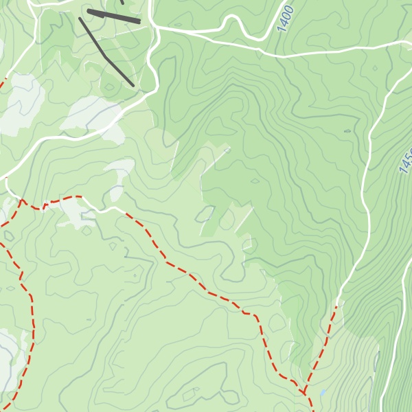 Map of Chalet d'alpage des Gagères