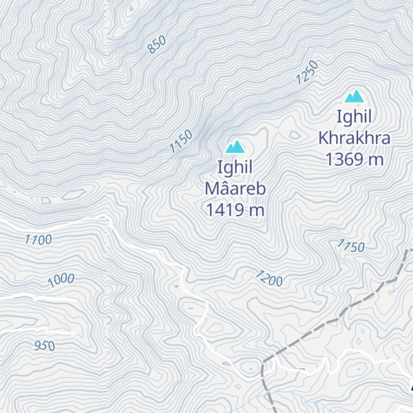 Map of Ighil w Amnar