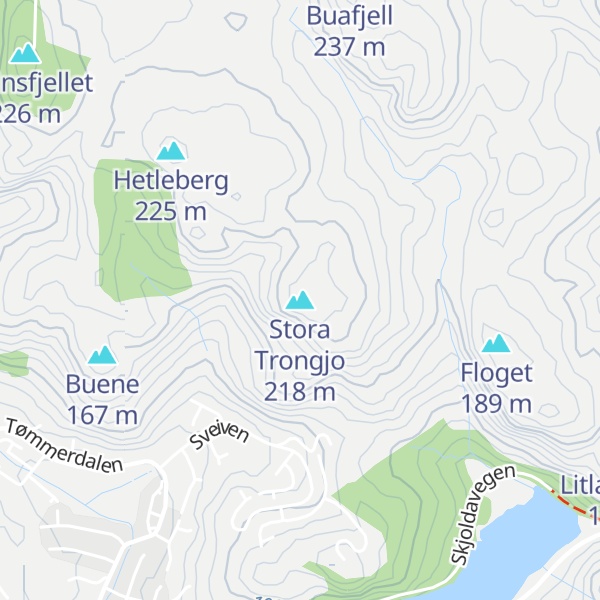 Map of Stora Trongjo