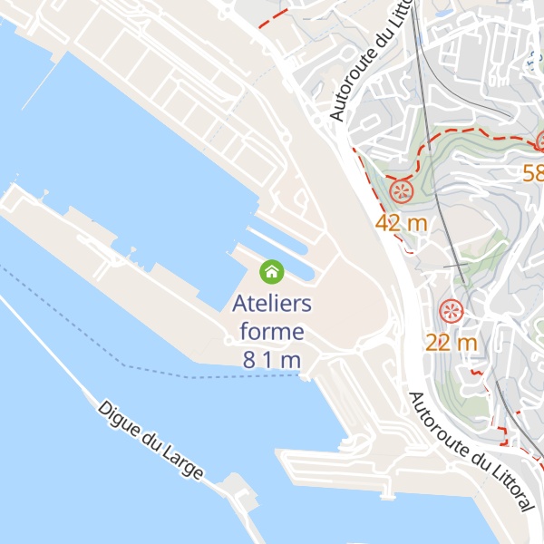 Map of Ateliers forme 8