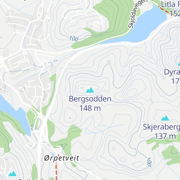 Map of Bergsodden