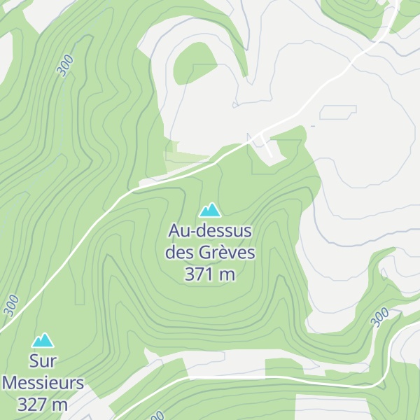 Map of Au-dessus des Grèves