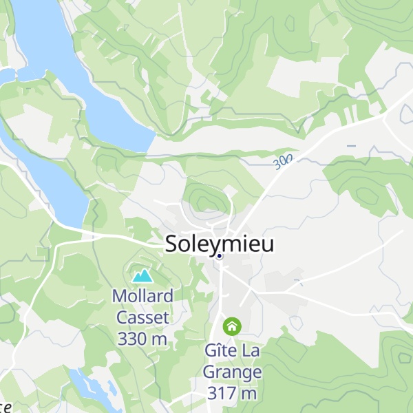 Map of Mollard du Chêne