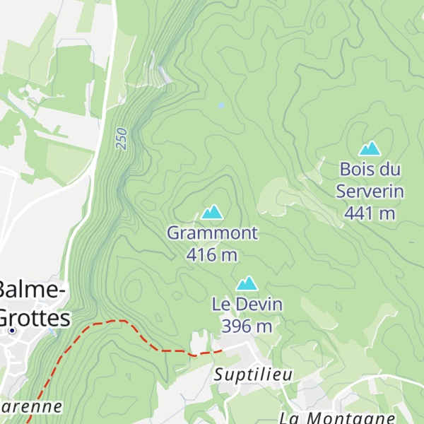 Map of Grammont